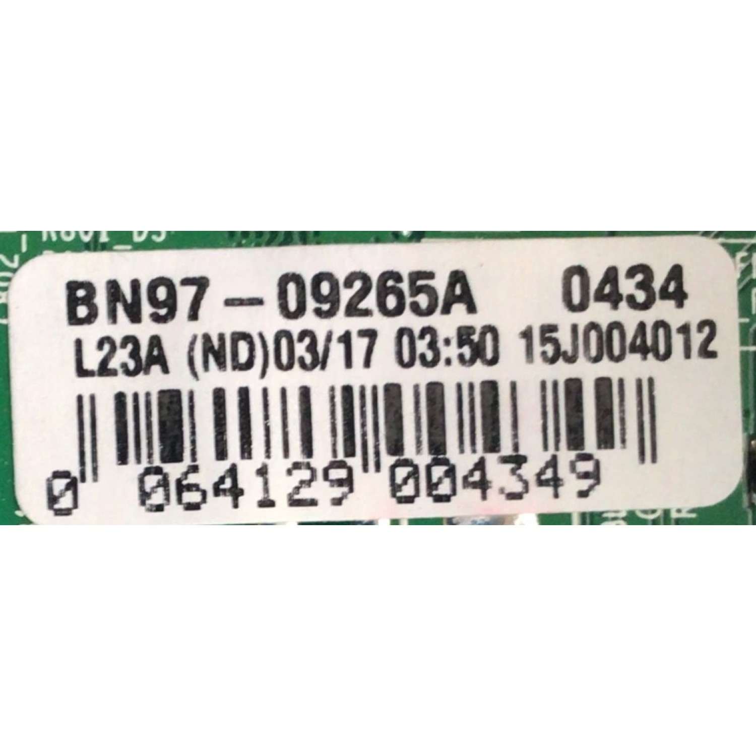 MAIN PARA TV SAMSUNG / NUMERO DE PARTE BN94-08215T / BN41-02344A / BN97-09265A / BN9408215T / PANEL CY-GJ060HGSV1H / MODELO UN60JU6500 / UN60JU6500FXZA HD01 - Imagen 3